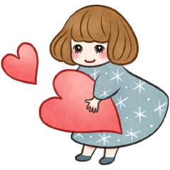 気持ち伝える☆ボブの女の子