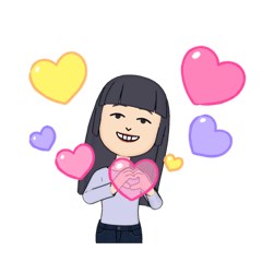 コツコツ頑張る女の子