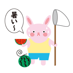 ウサギの他に猫、犬、カエルなど