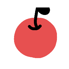 ♥ほっこり果物スタンプ♥