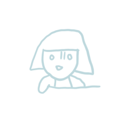 シンプルで無表情な単色系