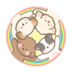 漢のわんわんスタンプ