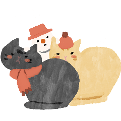 ちんまりニャンコ