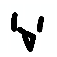 表情だけスタンプです