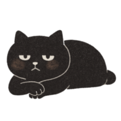 きょうはムリなねこ