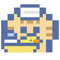 動くドットねこ!!3 茶トラ猫