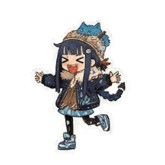 ネコ帽子ちゃん日常使いスタンプ