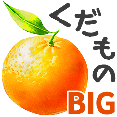 大人の気づかい連絡・水彩フルーツBIG