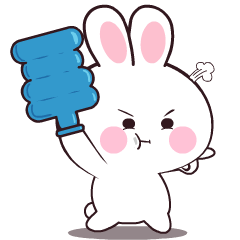 Kawaii Rabbit 3 : Animated Stickers