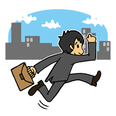 ビジネスマンスタンプ（営業マン）