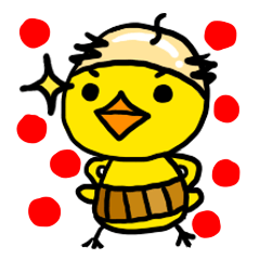 かぶりもの日本のオヤジ