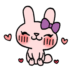 桃色うさぎのうさみちゃんVer.2