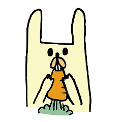 おかしなウサギ