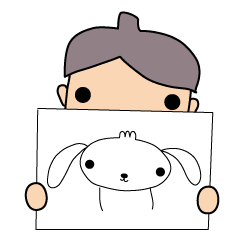 しん少年としろの日常スタンプ２