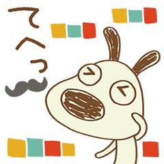 レトロ風☆犬のバウピー