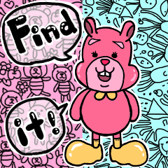 探し絵スタンプ