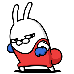 動く 擦れうさぎ6