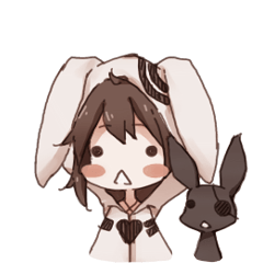 うさ耳パーカーとうさぎ5