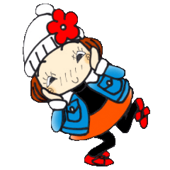 ひま子ちゃん２５９冬のおしゃれコーデ