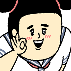 茶目っ気たっぷり女学生