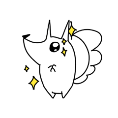 愉快でかわいいオオカミ Tori