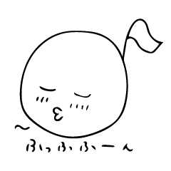 しろたまのシンプルスタンプ