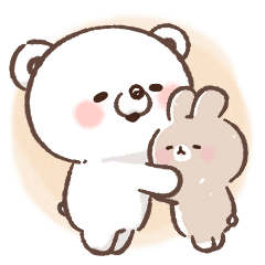 【ネガくま】大切な人へ贈るスタンプ