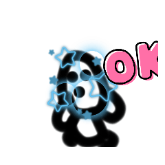 無表情黒お化け