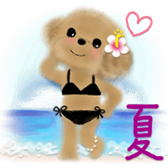 夏の丁寧ことばスタンプ♡