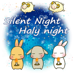 うさともうさぎたちの秋冬スタンプ