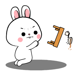 Funny Rabbit 3 : Animated Stickers