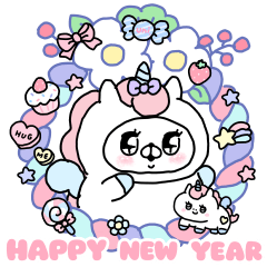 クマ子×ユニペガコの正月/クリスマス