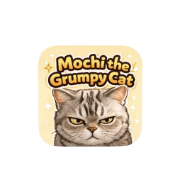 Mochi the Grumpy Cat