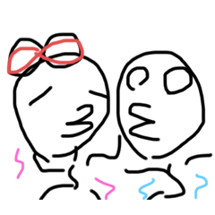 モジ子とモジ男のらぶらぶ生活