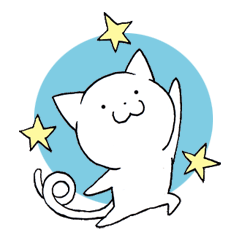 かんたん返事ネコ。