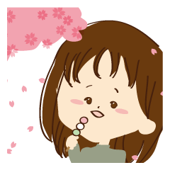 春に使えるつぶらな瞳女子