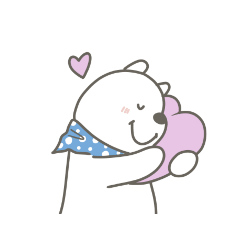 かわいい友達ブレッドクマ。