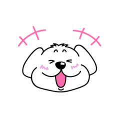 しろいぬの日常3〜いろんなお顔〜