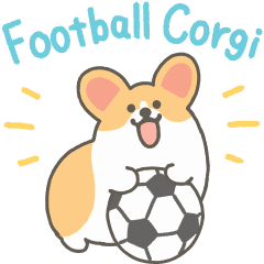 1コギのうごくサッカースタンプ