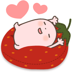 大人可愛いいちごましゅまろさん