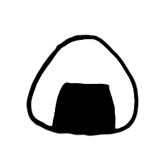 無表情なおにぎり