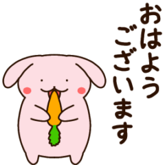 動く！たれみみうさちゃんのスタンプ