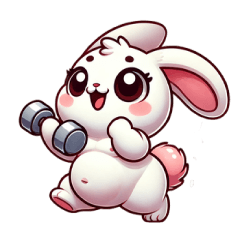 かわいいウサギ - ファットマン