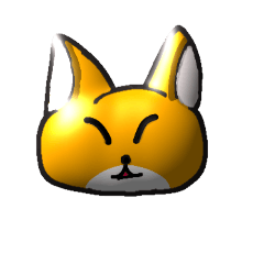 キツネ3のスタンプ！(ぷっくりスタンプ)4