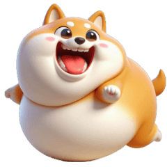 まんまる柴犬・おもしろ表情