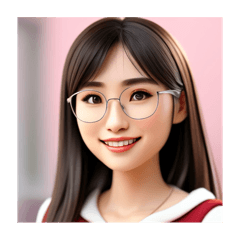 私の似顔絵002女性