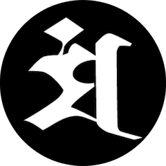 梵字1　（黒丸白字）