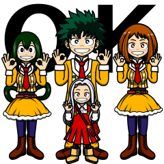 動くヒーローアカデミア　詰合せの２