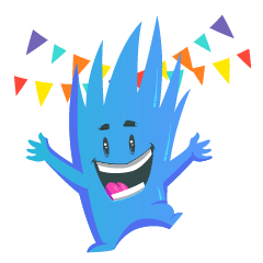 ブルーモンスターステッカーセット