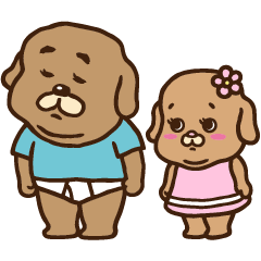 ぱんついぬの生活スタンプ③